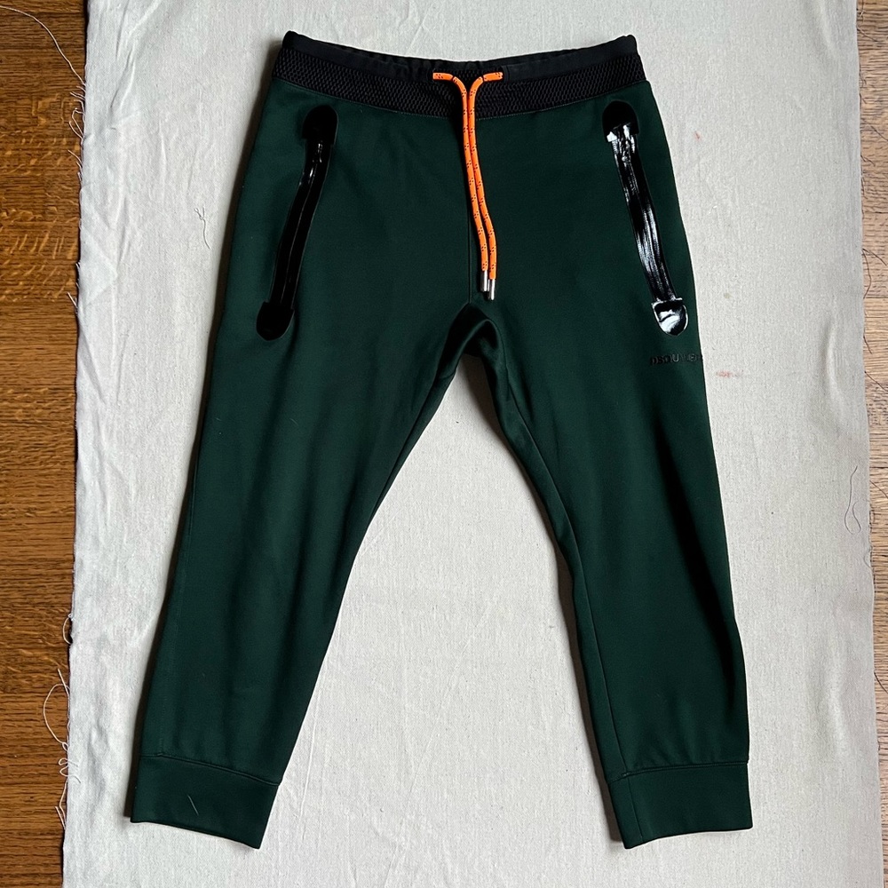 DSquared2 Cropped Forest Green Joggers